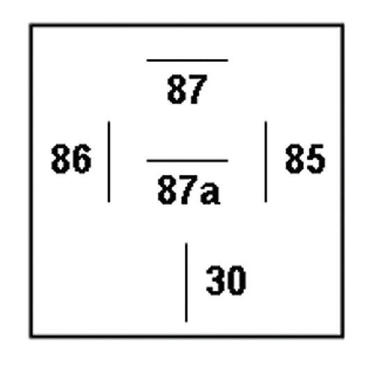 Connector View of Multi Purpose Relay HELLA 007794021