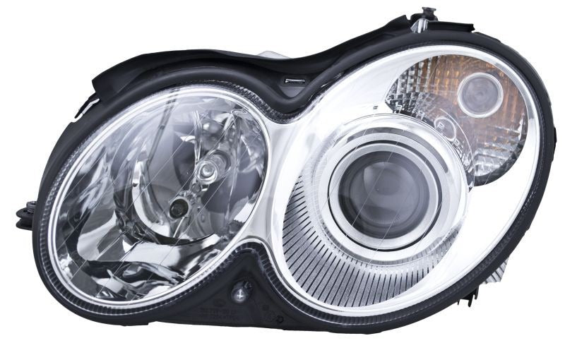 Front View of Front Left Headlight Assembly HELLA 009040351