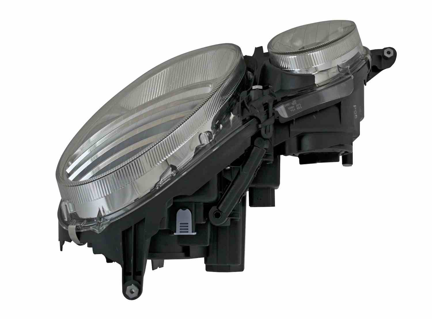 Top View of Left Headlight Assembly HELLA 009260051