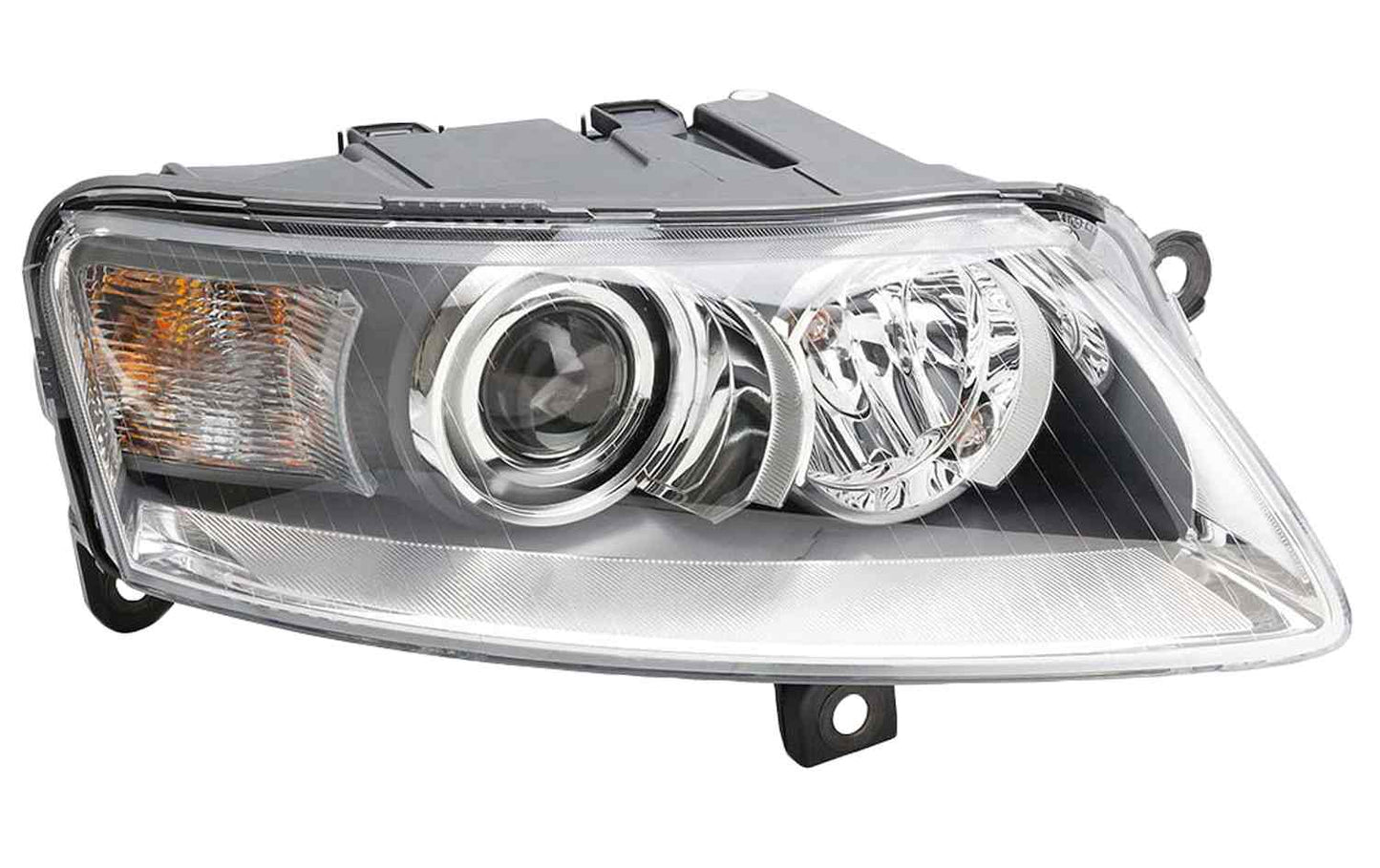 Front View of Front Right Headlight Assembly HELLA 009701161