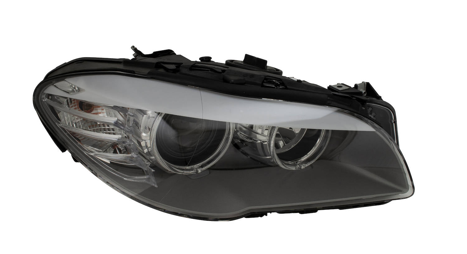 Angle View of Front Right Headlight Assembly HELLA 010131061