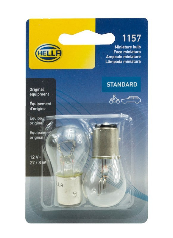 Package View of Back Up Light Bulb HELLA 1157TB