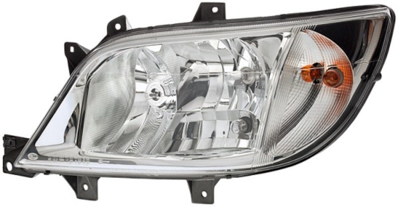 Front View of Headlight Assembly HELLA 247005011