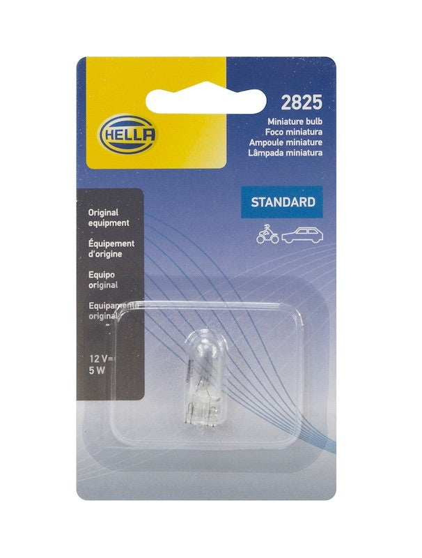 Package View of Center High Mount Stop Light Bulb HELLA 2825SB