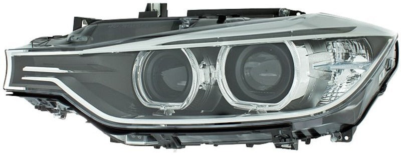 Front View of Front Left Headlight Assembly HELLA 354983251