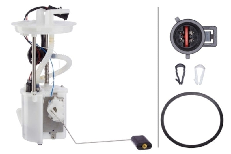 Front View of Fuel Pump and Sender Assembly HELLA 358300531