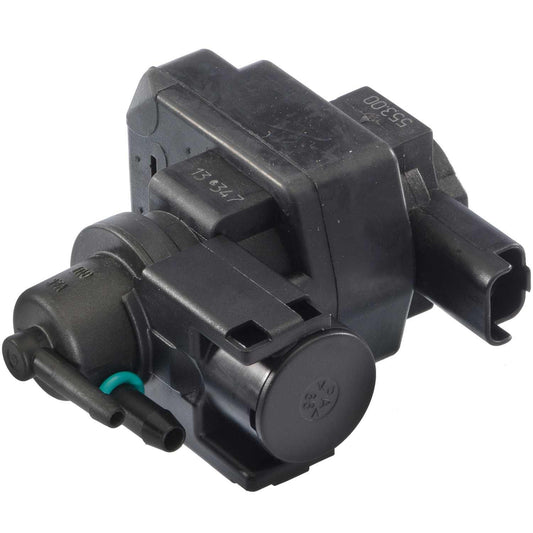 Angle View of Turbocharger Wastegate Vacuum Actuator and Solenoid Connector HELLA 7.01777.17.0