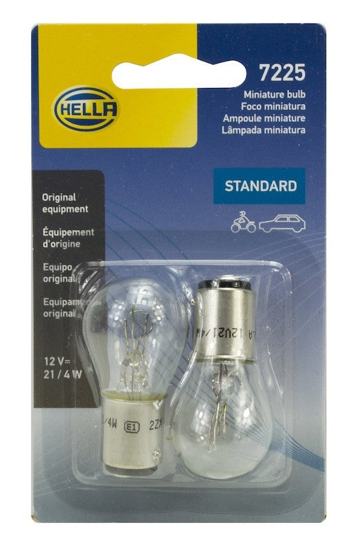 Package View of Brake Light Bulb HELLA 7225TB