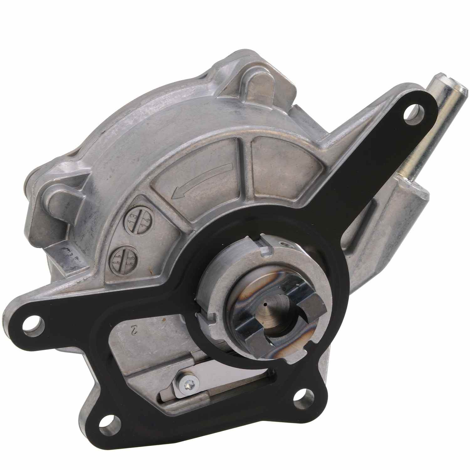 Angle View of Power Brake Booster Vacuum Pump HELLA 7.24807.38.0