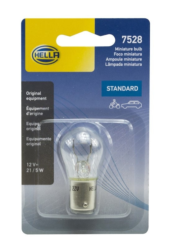 Package View of Center High Mount Stop Light Bulb HELLA 7528SB