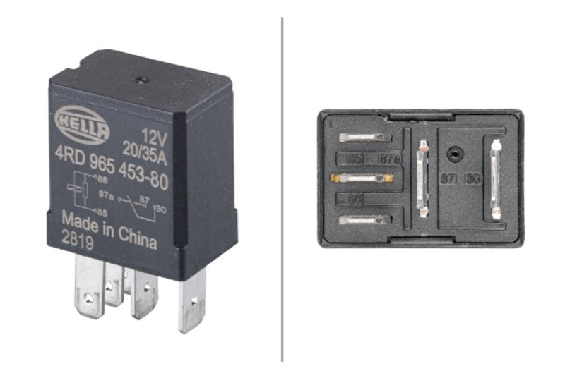 Front View of Multi Purpose Relay HELLA 965453801