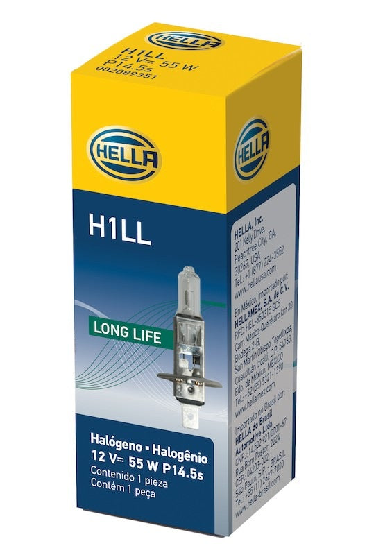 Package View of Daytime Running Light Bulb HELLA H1LL