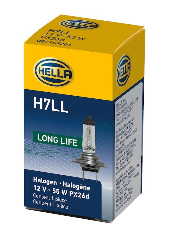 Package View of Cornering Light Bulb HELLA H7LL