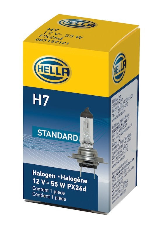 Package View of Cornering Light Bulb HELLA H7