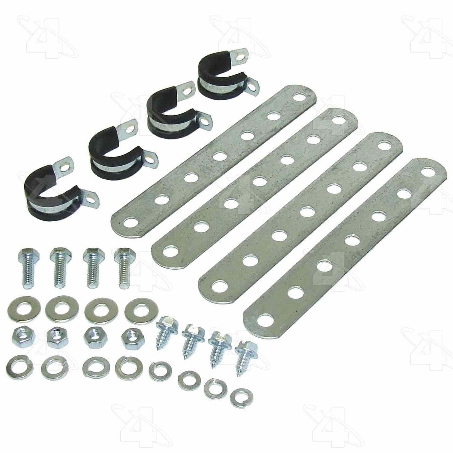 Front View of Engine Oil Cooler Mounting Kit HAYDEN 153