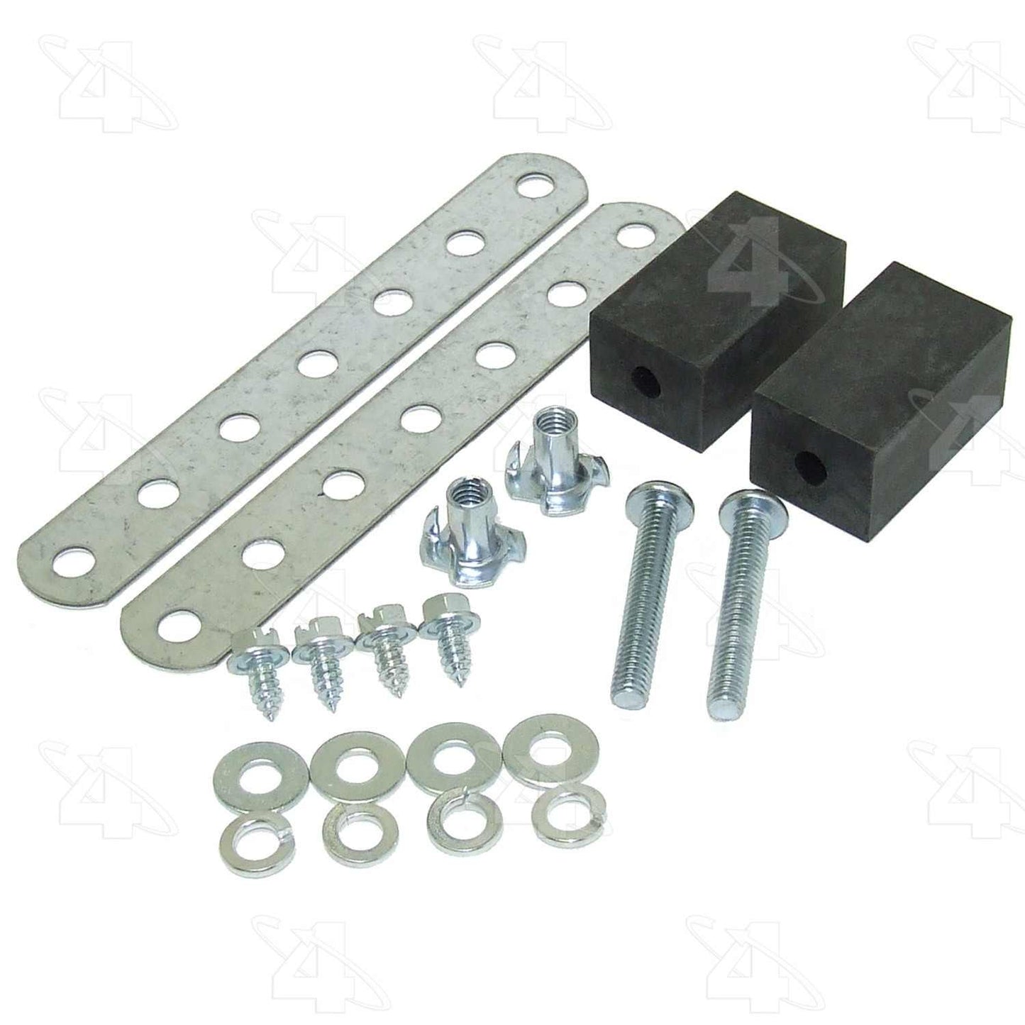 Front View of Engine Oil Cooler Mounting Kit HAYDEN 238