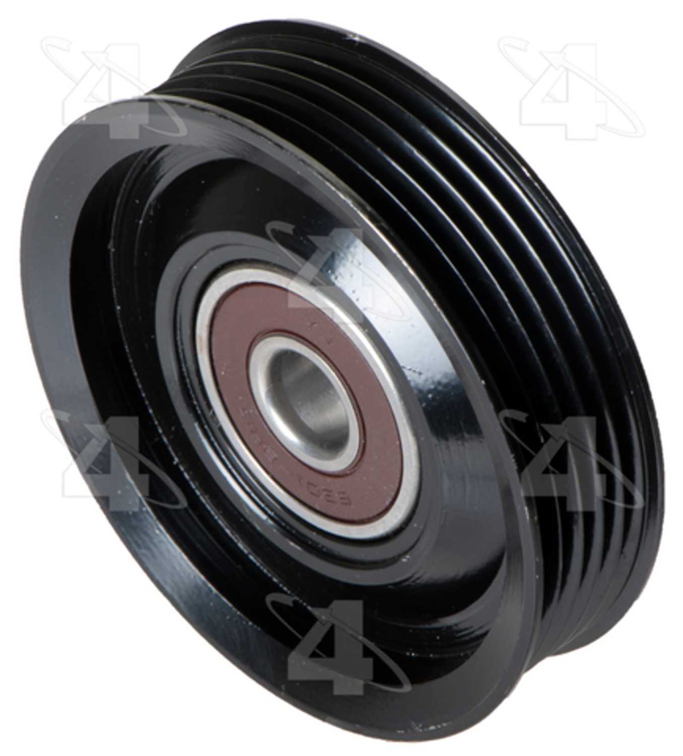 Angle View of Accessory Drive Belt Idler Pulley HAYDEN 5002