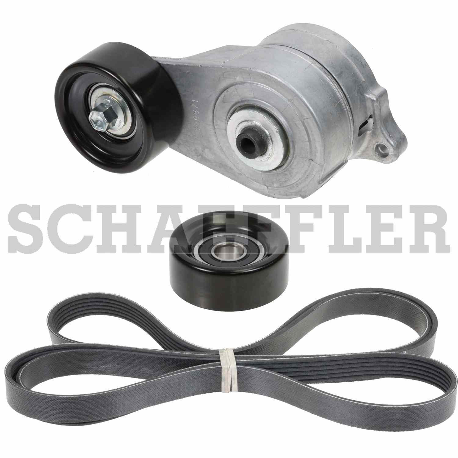 Top View of Accessory Drive Belt Tensioner Kit INA FB30201K