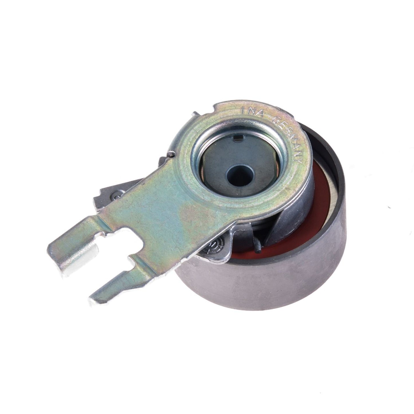 Angle View of Engine Timing Belt Tensioner INA ZP07861