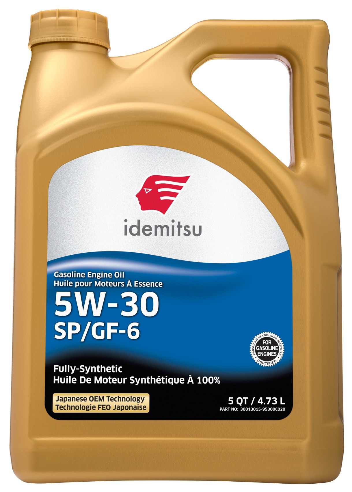 Back View of Engine Oil IDEMITSU 30013015-95300C020