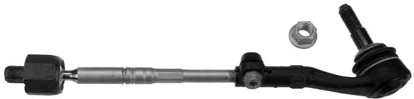 Front View of Front Right Steering Tie Rod End Assembly SUSPENSIA X05TA6463