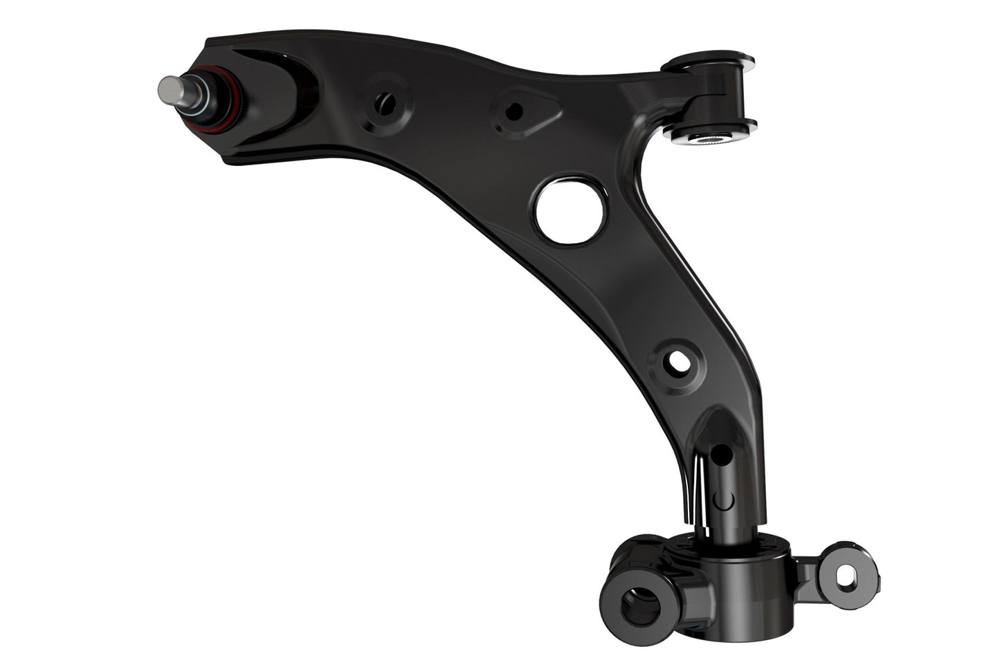 Front View of Front Left Suspension Control Arm and Ball Joint Assembly SUSPENSIA X32CJ2629