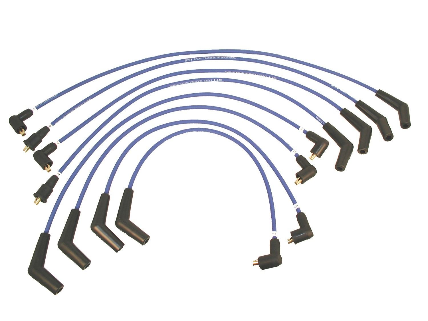 Front View of Spark Plug Wire Set KARLYN 663