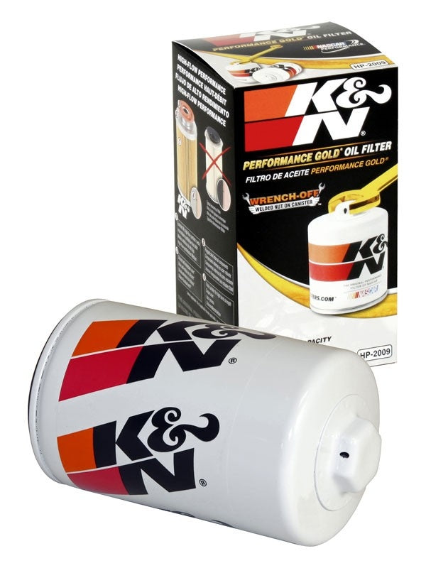 Package View of Engine Oil Filter K&N HP-2009