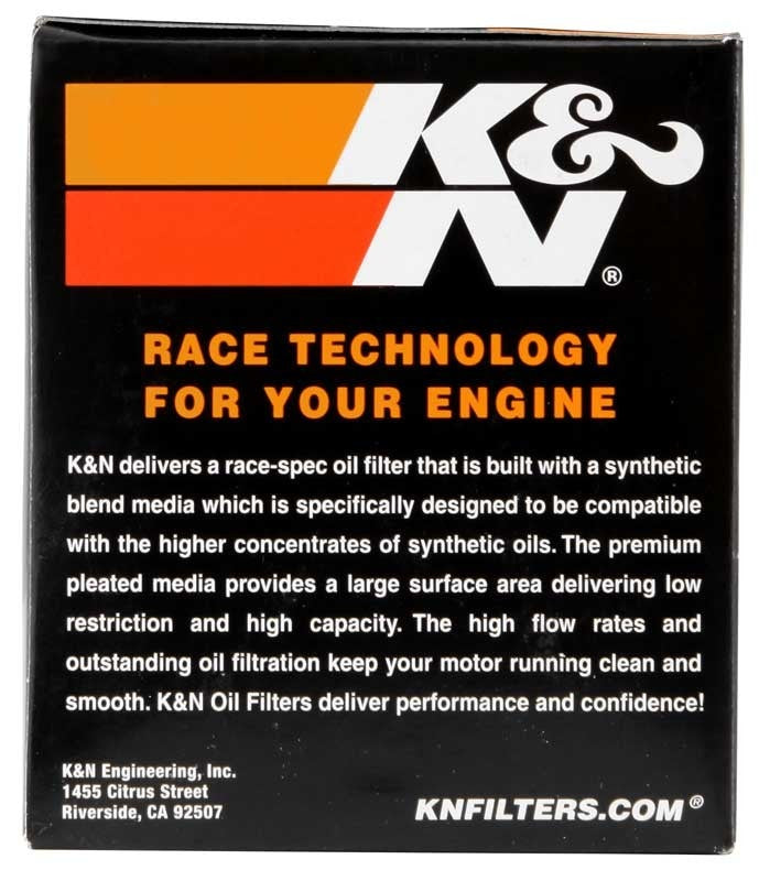 Left View of Engine Oil Filter K&N KN-153