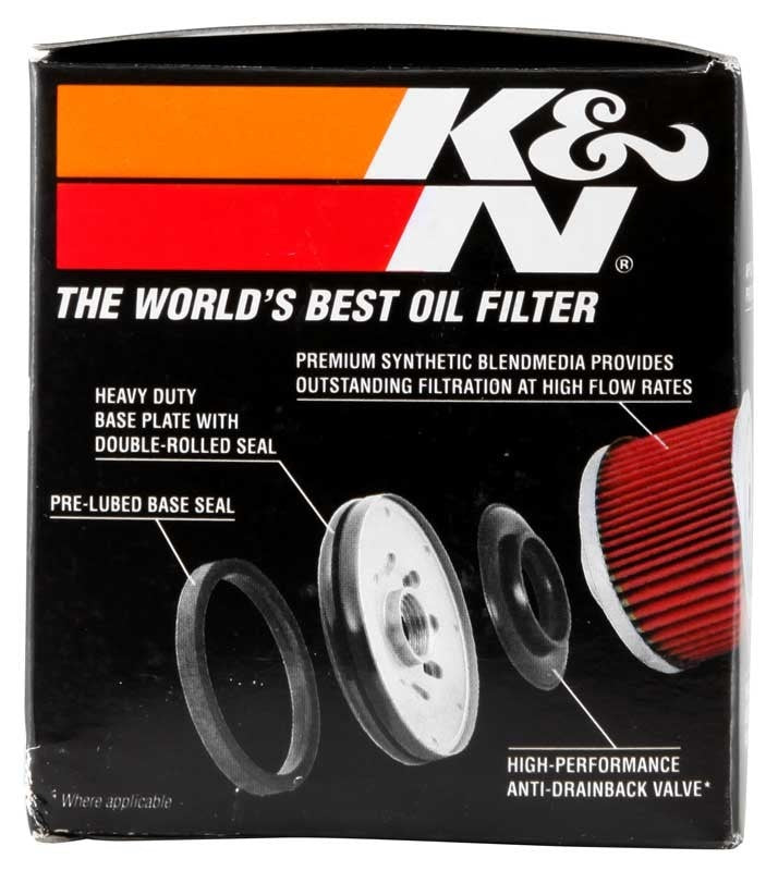 Right View of Engine Oil Filter K&N KN-153