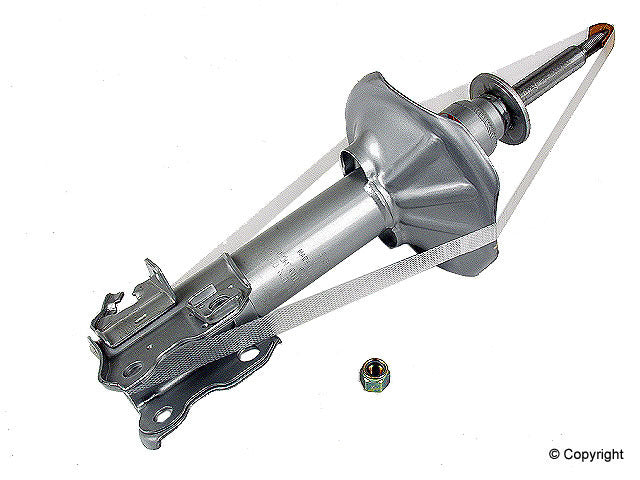 Top View of Front Left Suspension Strut KYB 232010