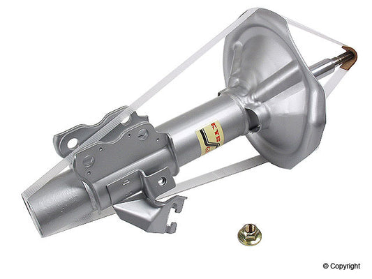 Top View of Front Right Suspension Strut KYB 234051