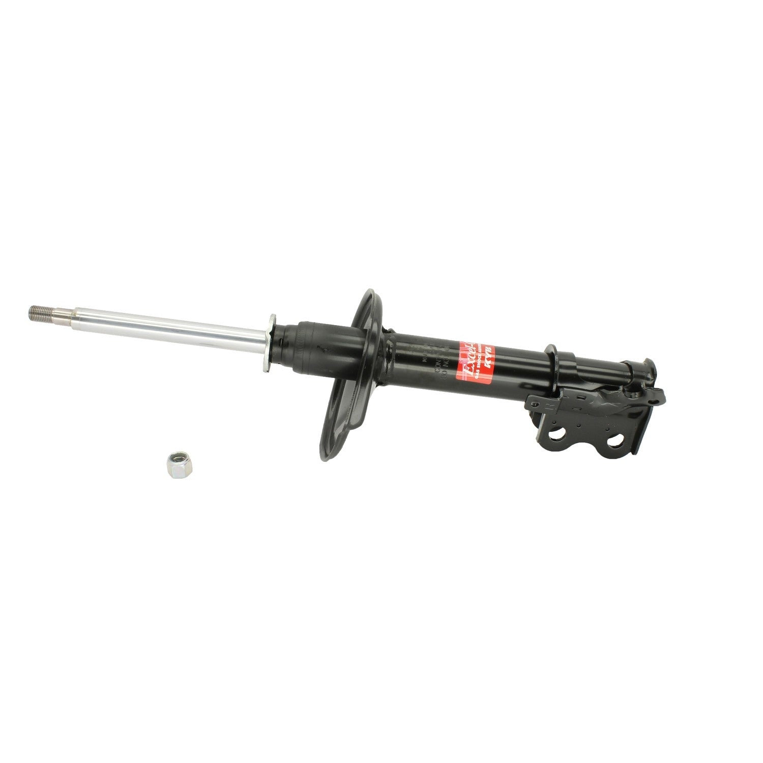 Front View of Front Right Suspension Strut KYB 234053