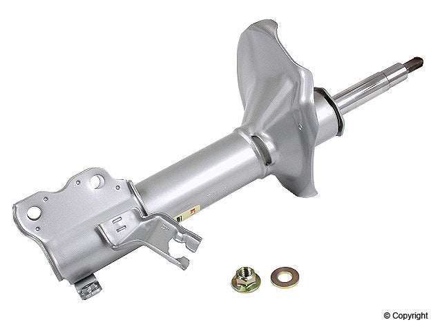 Top View of Front Right Suspension Strut KYB 235051