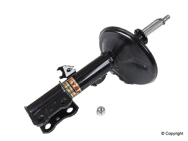 Top View of Front Left Suspension Strut KYB 235625