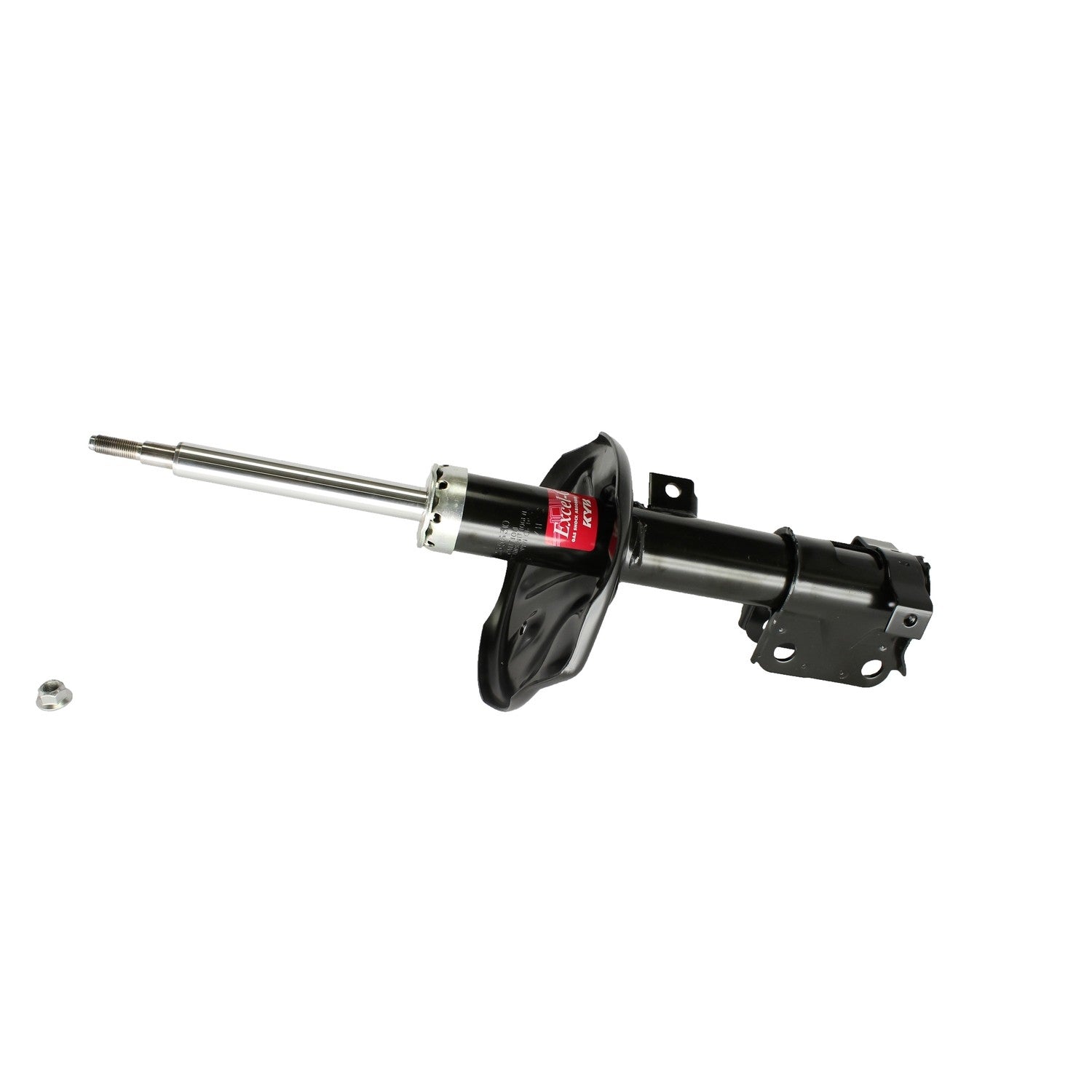 Front View of Front Right Suspension Strut KYB 235630