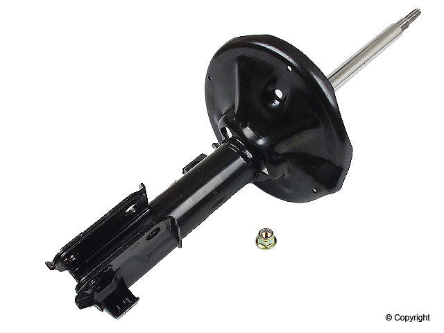 Top View of Front Right Suspension Strut KYB 235630