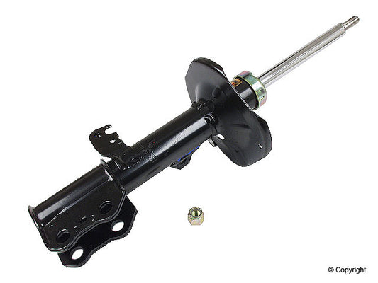 Top View of Front Left Suspension Strut KYB 235704