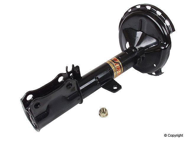 Top View of Rear Left Suspension Strut KYB 235907