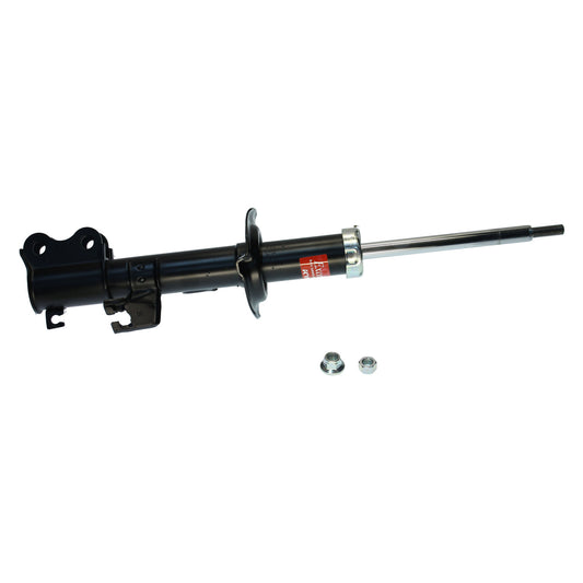 Top View of Front Right Suspension Strut KYB 332152