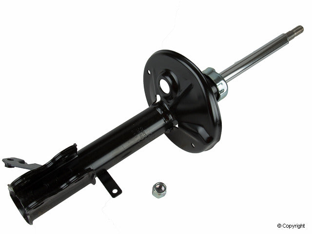 Top View of Front Left Suspension Strut KYB 333115