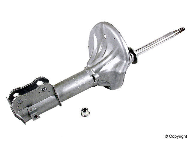 Top View of Front Right Suspension Strut KYB 333205