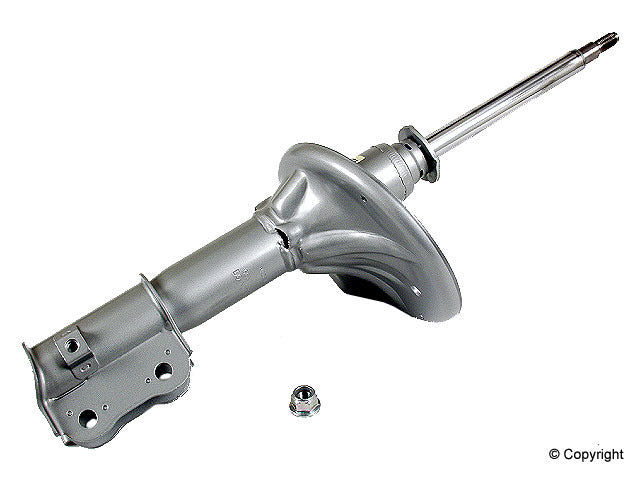 Top View of Front Left Suspension Strut KYB 333206