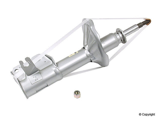 Top View of Front Right Suspension Strut KYB 333224