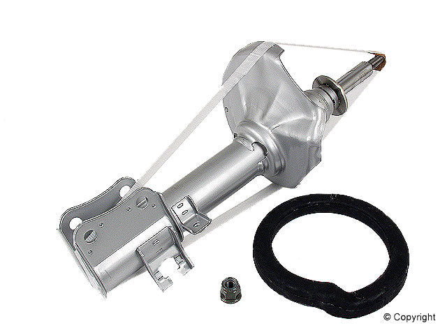 Top View of Front Right Suspension Strut KYB 333312