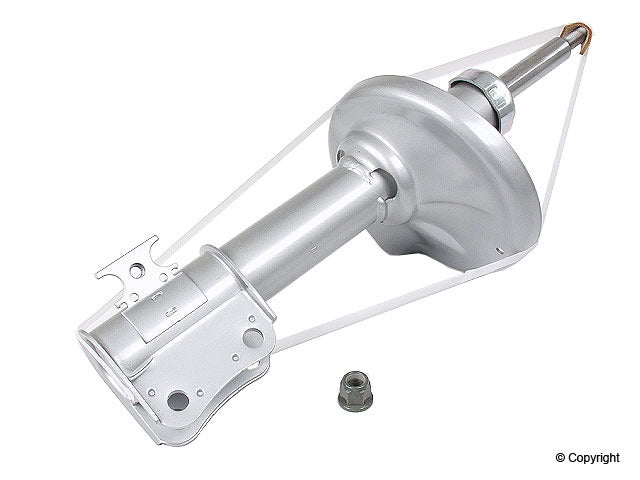 Top View of Front Left Suspension Strut KYB 333355