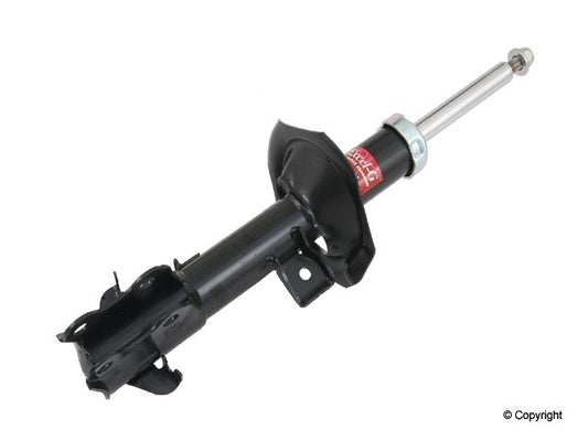 Top View of Front Left Suspension Strut KYB 333391