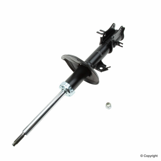 Top View of Front Right Suspension Strut KYB 333417