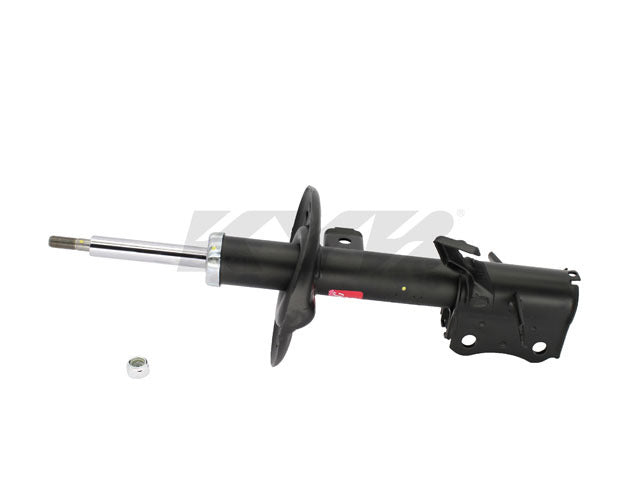 Top View of Front Right Suspension Strut KYB 333604