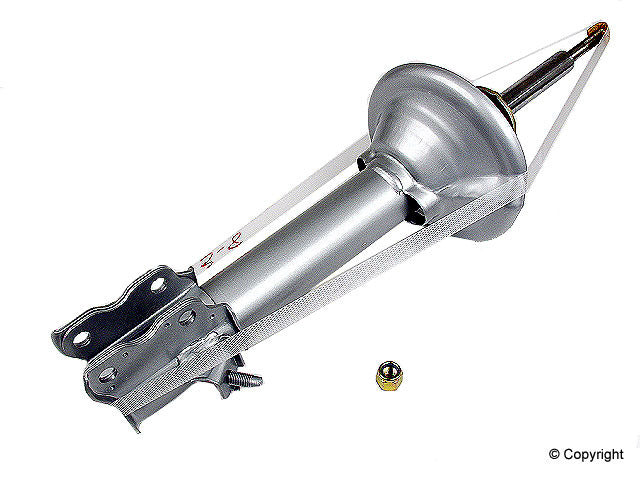 Top View of Rear Right Suspension Strut KYB 334135